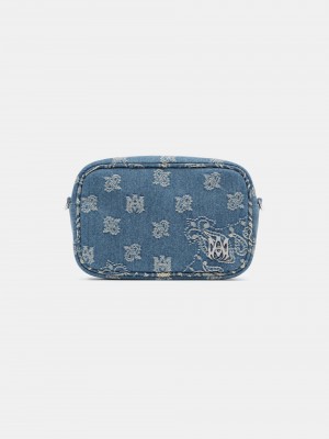 Bolsas Amiri Ma Paisley Jacquard Camera Case Hombre Azules | RBYXCP-348