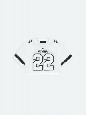 Camiseta Amiri White Mujer Blancos | EVGBAR-502