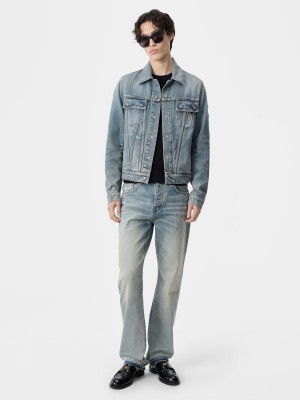 Denim Amiri Ma Trucker Jacket Hombre Azules | DIOQUL-057