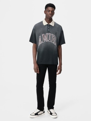 Denim Amiri Slash Slim Jean Hombre Negros | CYOESL-621