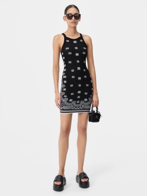 Prendas De Punto Amiri Bandana Dress Mujer Negros | FKGEQX-574