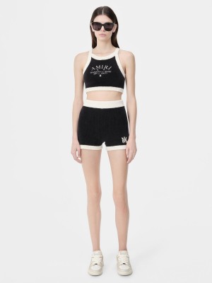 Prendas De Punto Amiri Ma Short Mujer Negros | FPTOIE-560