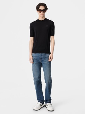Prendas De Punto Amiri Ma Tee Hombre Negros | NHOTKG-546
