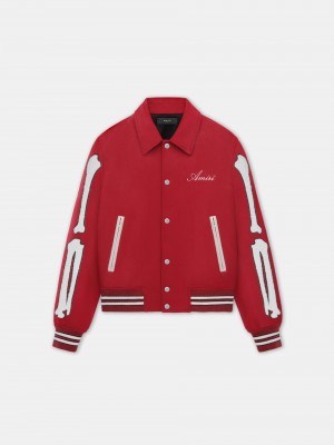 Ropa De Abrigo Amiri Bones Jacket Hombre Rojos | ODNLCQ-583