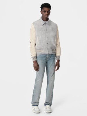 Ropa De Abrigo Amiri Bones Jacket Hombre Grises | GNVEUK-942