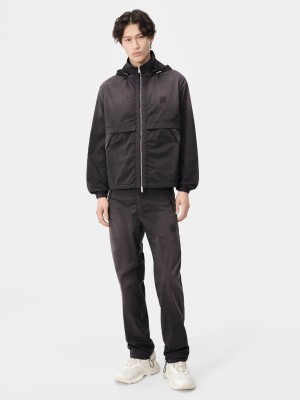 Ropa De Abrigo Amiri Sunfaded Ma Windbreaker Hombre Negros | NLJAXK-410