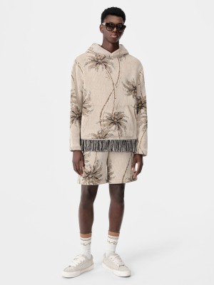 Short Amiri Twisted Palms Tapestry Short Hombre Alabaster | WEMRHA-310