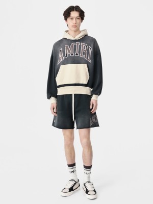 Short Amiri Vintage Collegiate Short Hombre Negros | QBHCVM-710