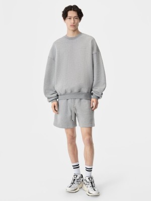 Sudaderas Amiri Oversized Crew Hombre Grises | VQMOZW-479