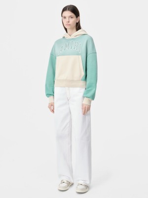 Sudaderas Amiri Vintage Hoodie Mujer Azules | JYVZEO-146