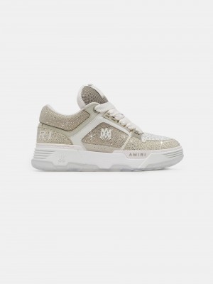 Tenis Amiri Crystal Ma-1 Hombre Alabaster | QMWJAL-308