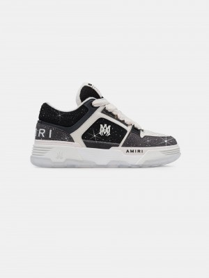 Tenis Amiri Crystal Ma-1 Hombre Negros | AHEDFT-910