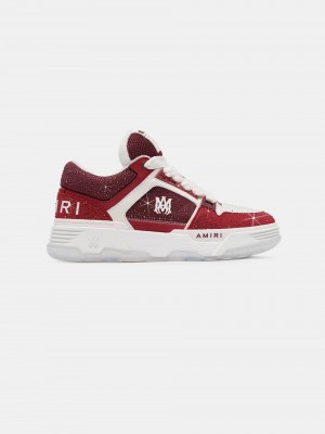 Tenis Amiri Crystal Ma-1 Hombre Vino | GWVSDL-708