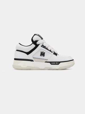 Tenis Amiri Ma-1 Hombre Blancos Negros | HQYPOG-459