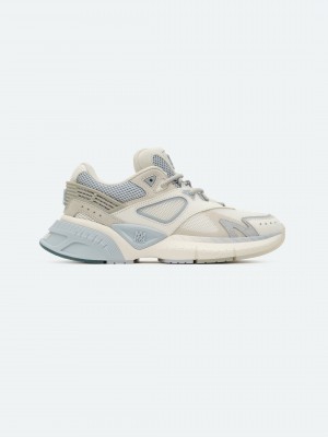 Tenis Amiri Ma Runner Mujer Grises Azules | TEZGLM-240