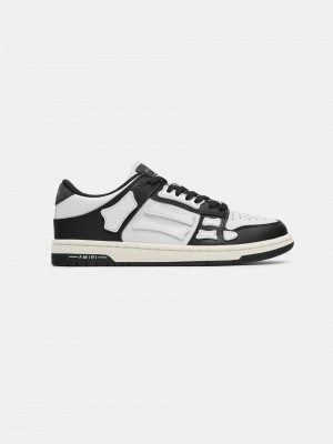 Tenis Amiri Skel-top Low Mujer Negros Blancos | HORYGP-821