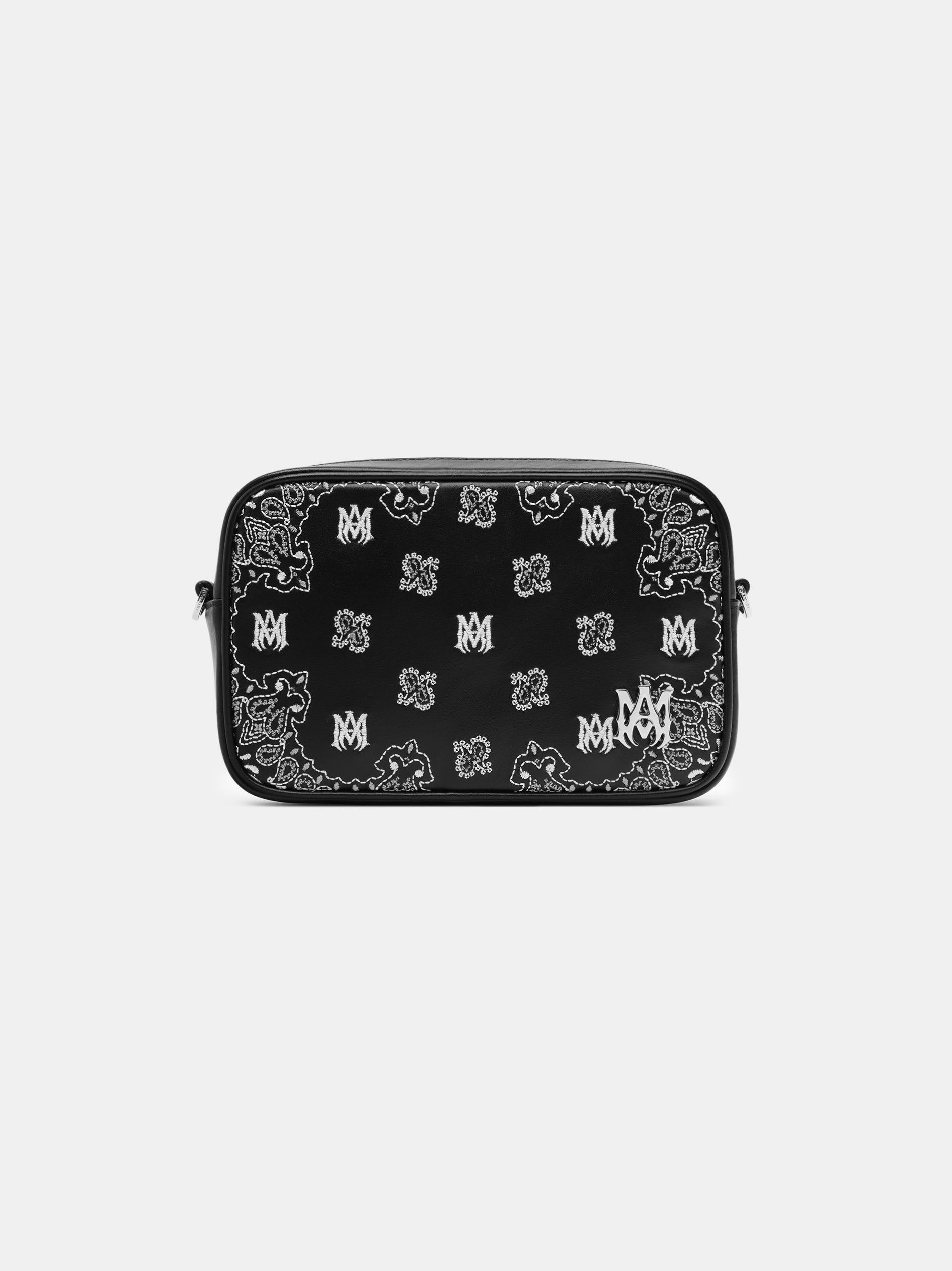 Bolsas Amiri Bandana Embroidered Camera Case Hombre Negros | JEWFRV-691