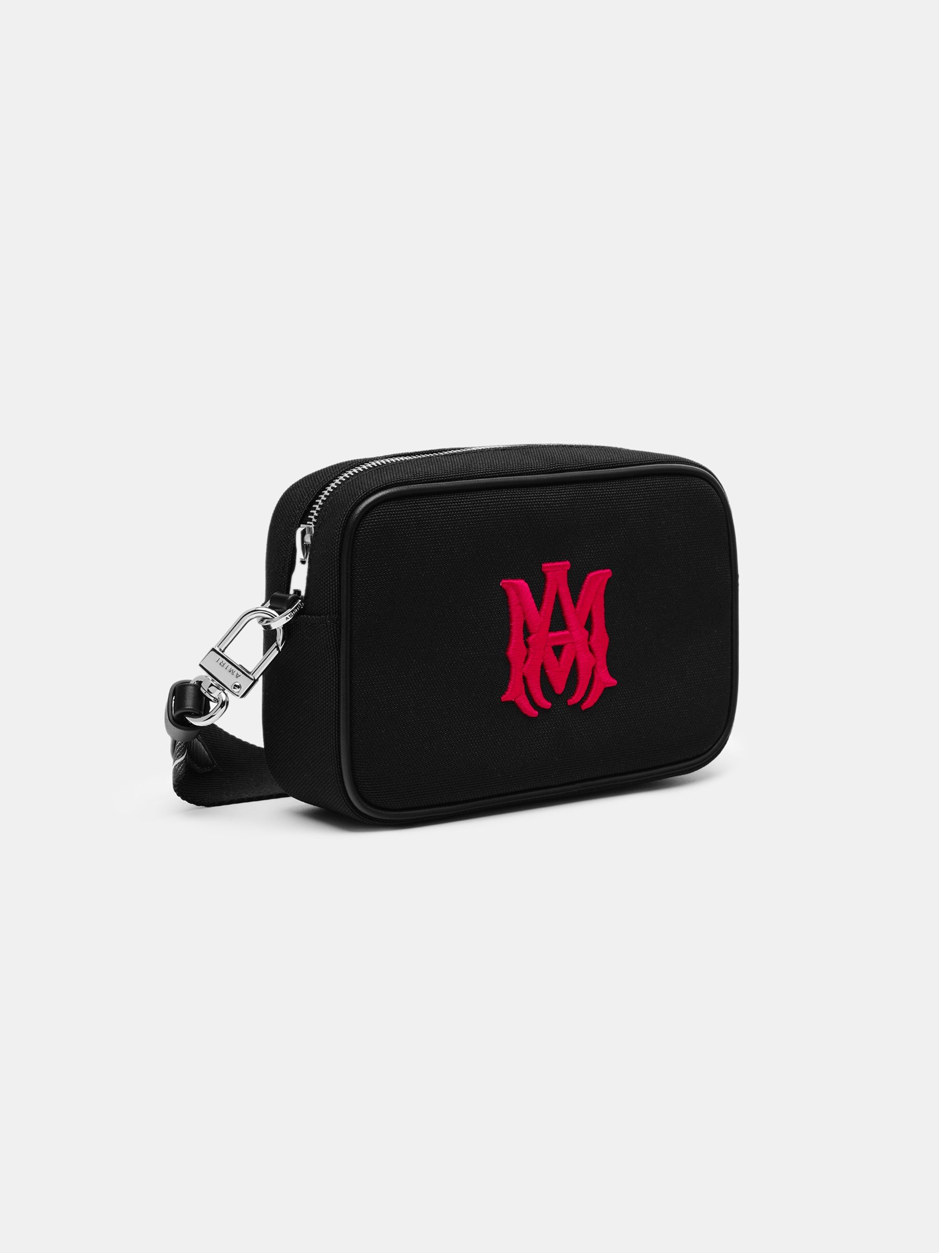 Bolsas Amiri Ma Canvas Camera Case Hombre Negros | HNETWP-152