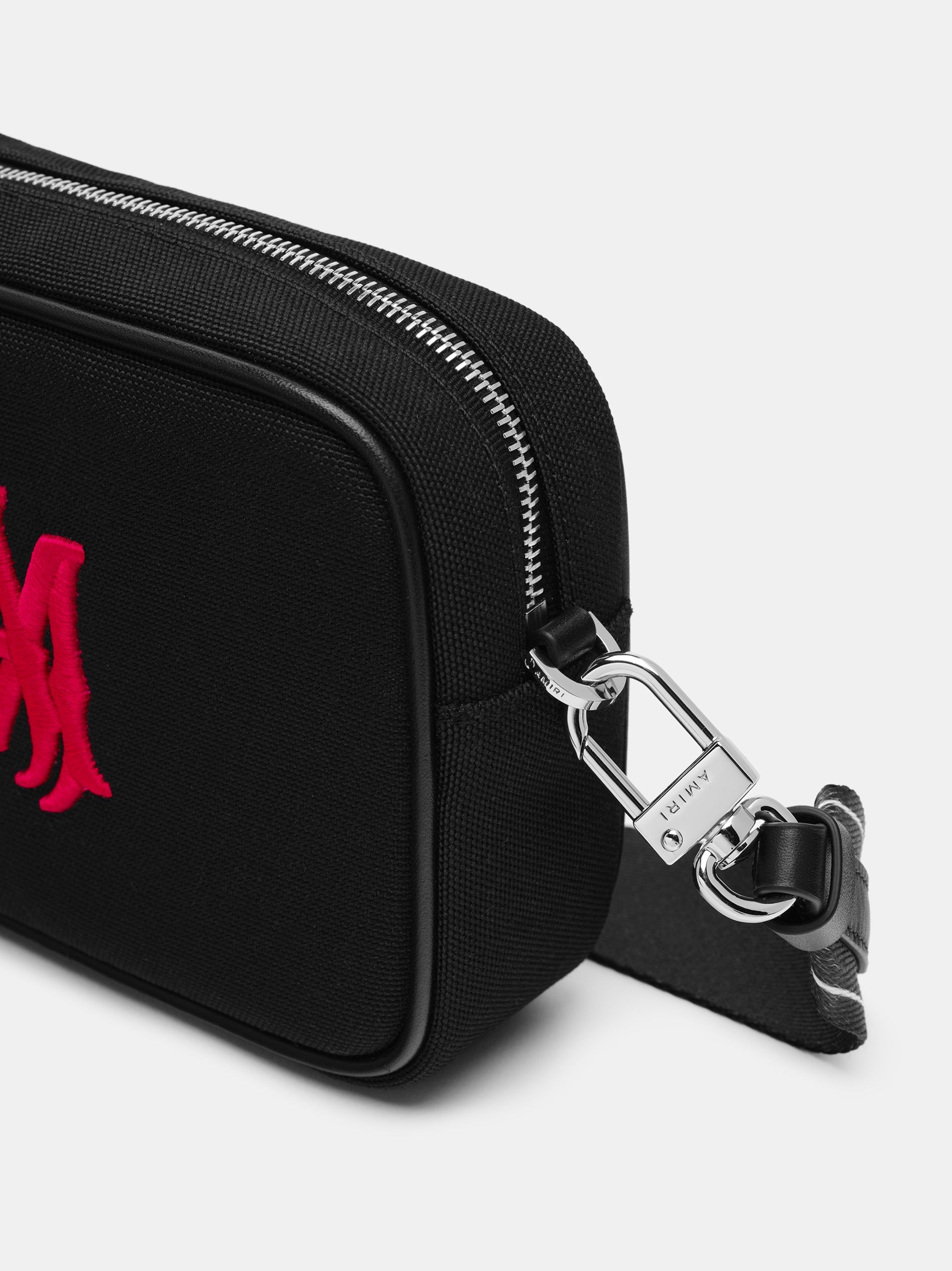 Bolsas Amiri Ma Canvas Camera Case Hombre Negros | HNETWP-152