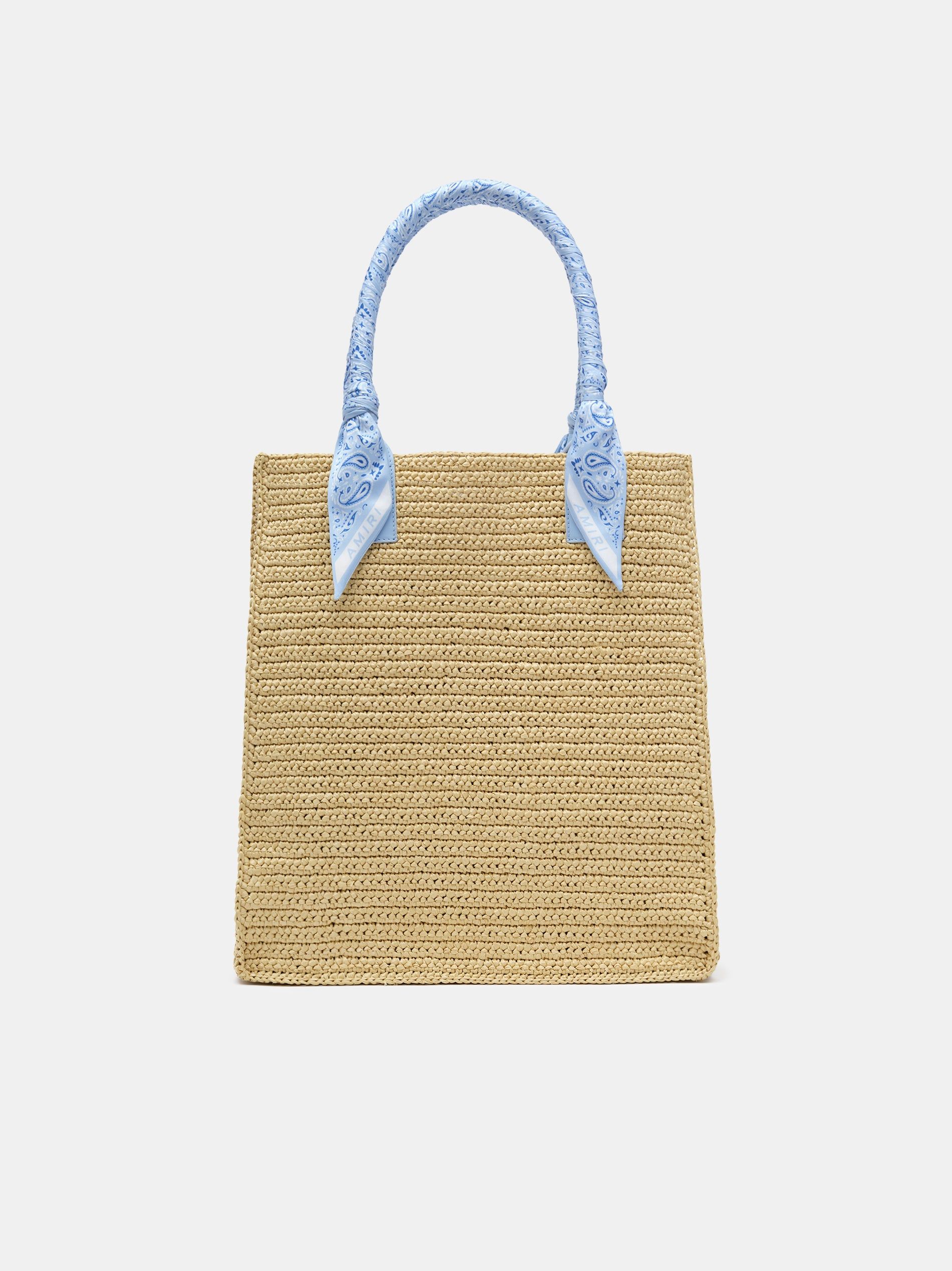 Bolsas Amiri Raffia Tote Hombre Azules | QXCYZE-649
