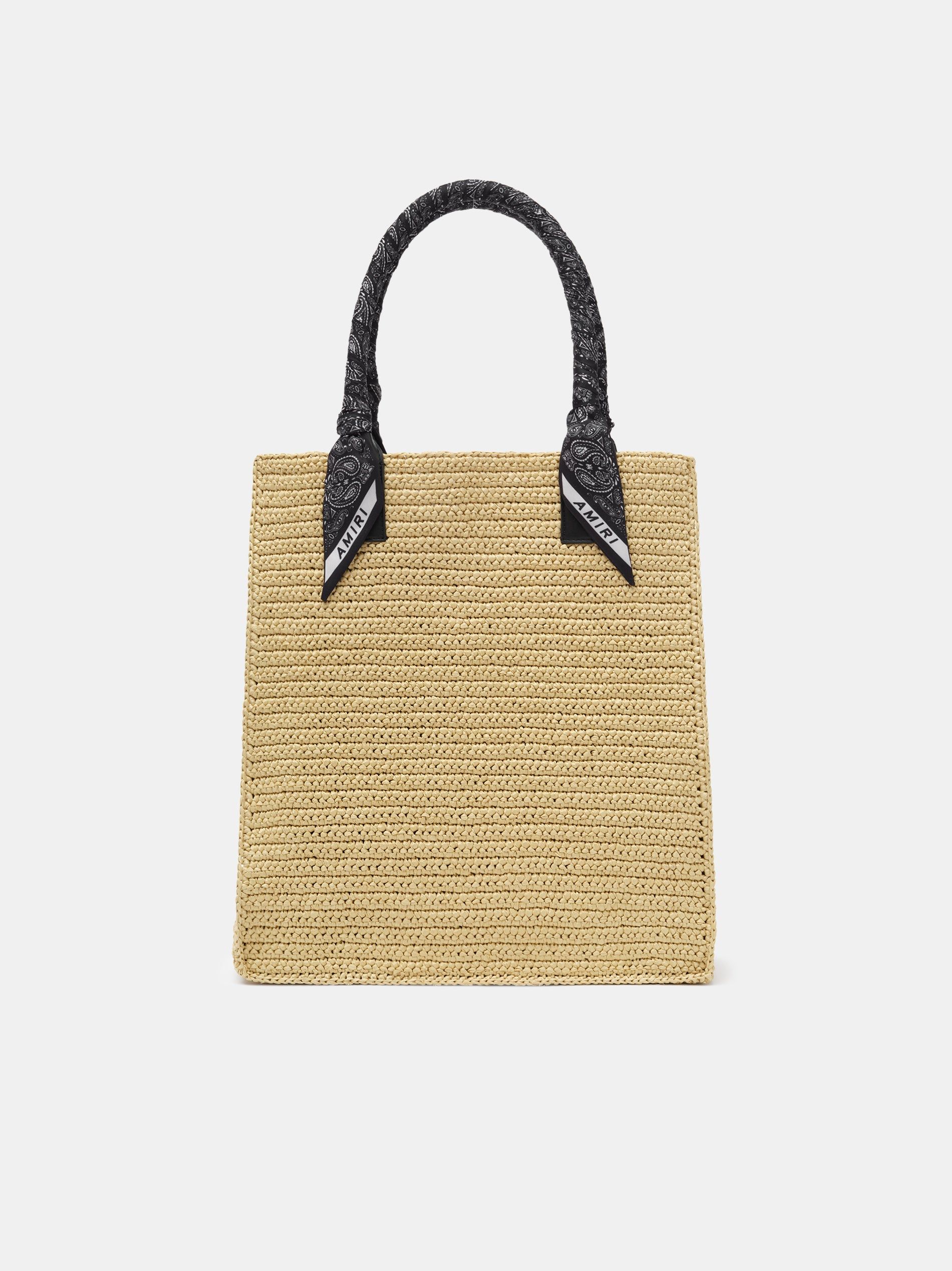 Bolsas Amiri Raffia Tote Hombre Negros | RWMAVK-905