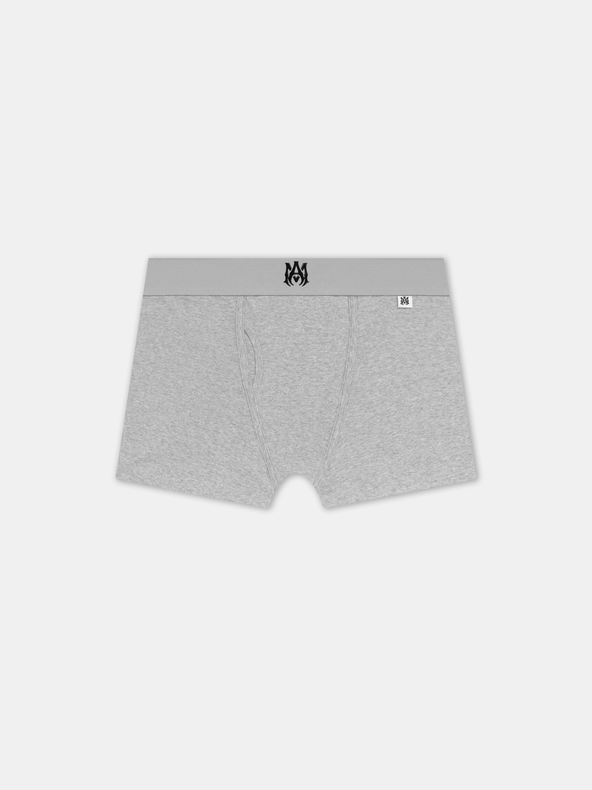 Bragas Amiri Ma Logo Brief Hombre Grises | LAJXBW-475
