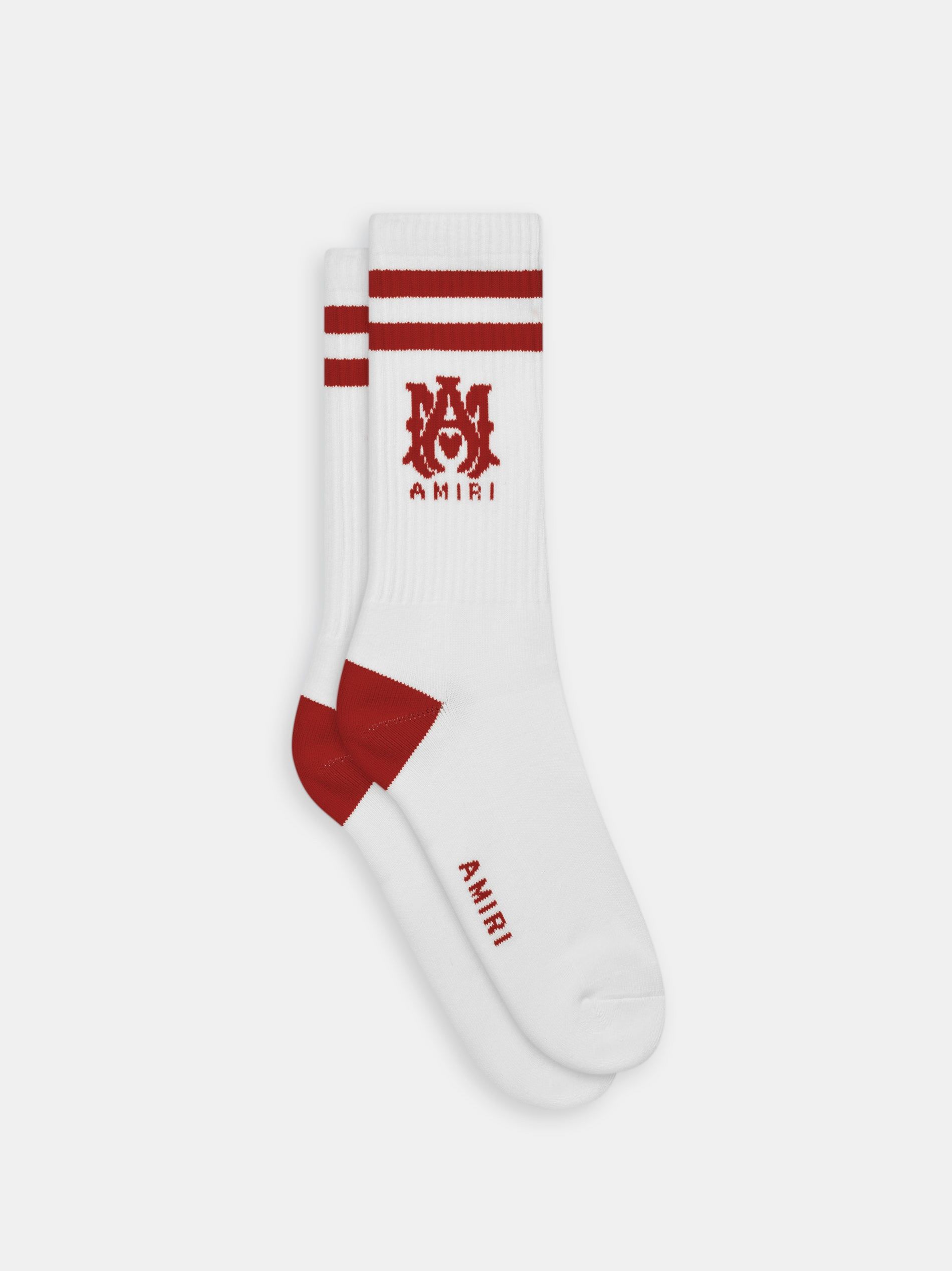 Calcetines Amiri Ma Stripe Socks Hombre Blancos Naranjas Rosas | SXAGHW-653