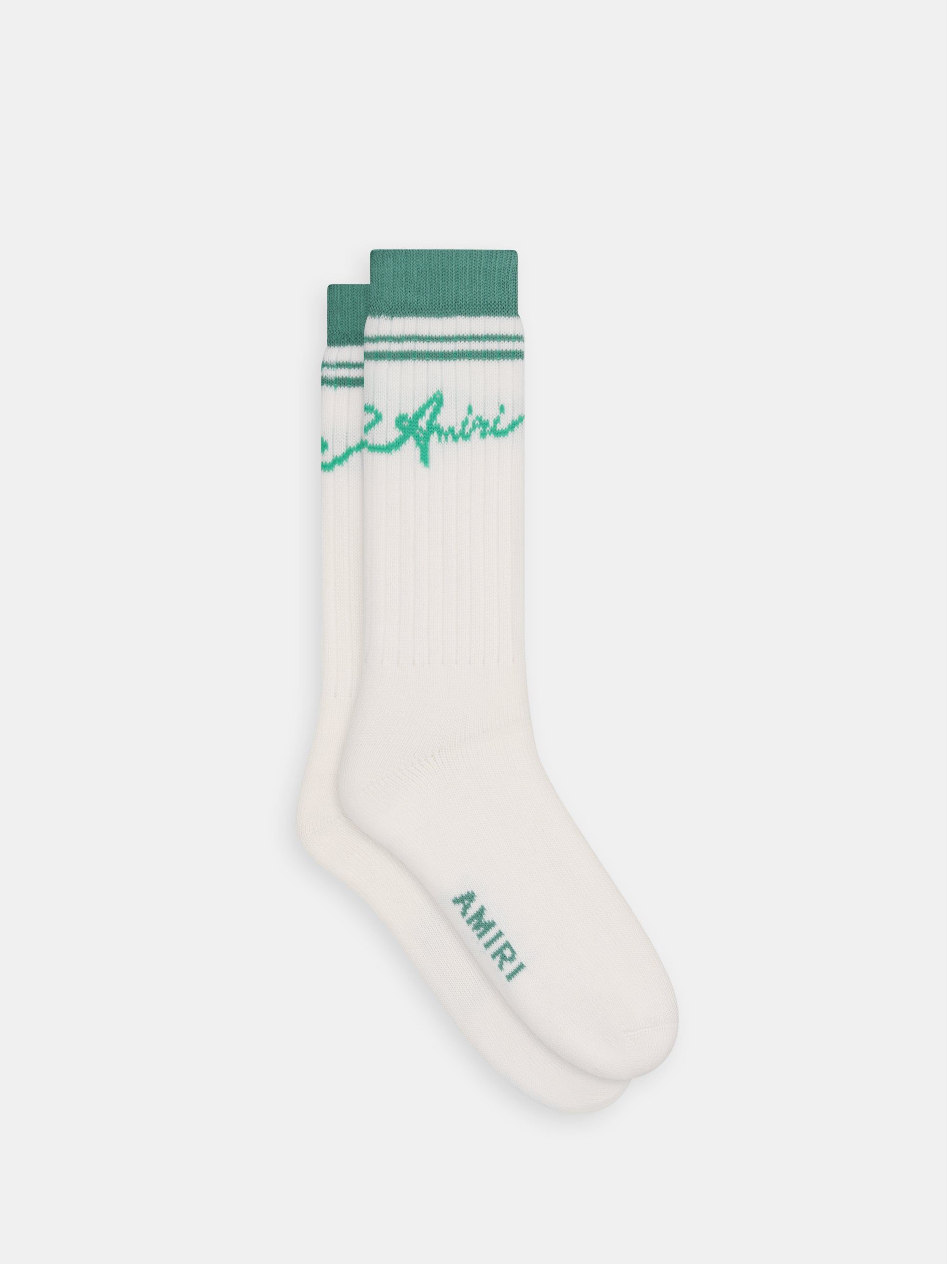 Calcetines Amiri Wave Socks Hombre Azules | TNYMUC-319