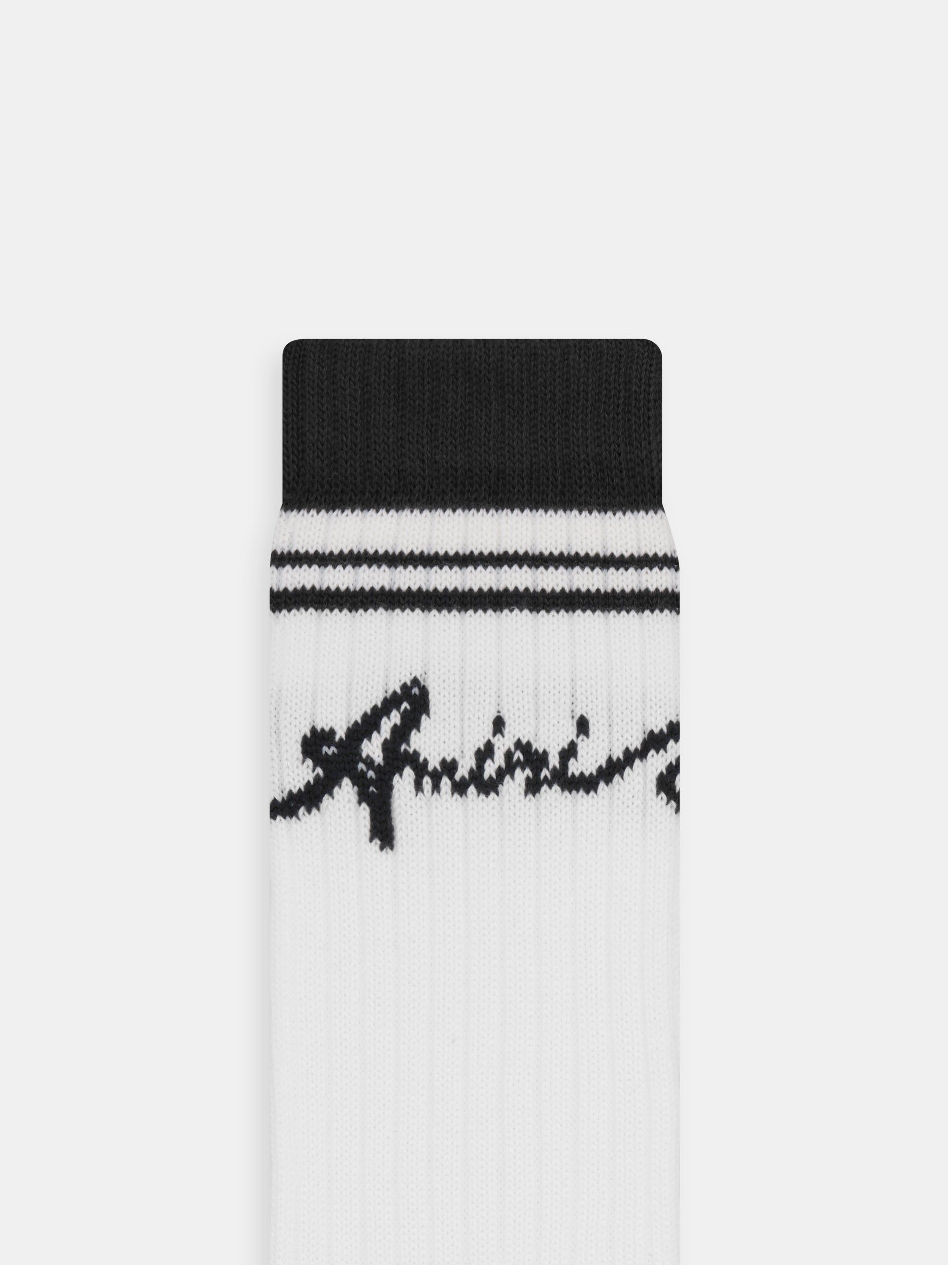 Calcetines Amiri Wave Socks Hombre Negros | HWJIQV-185