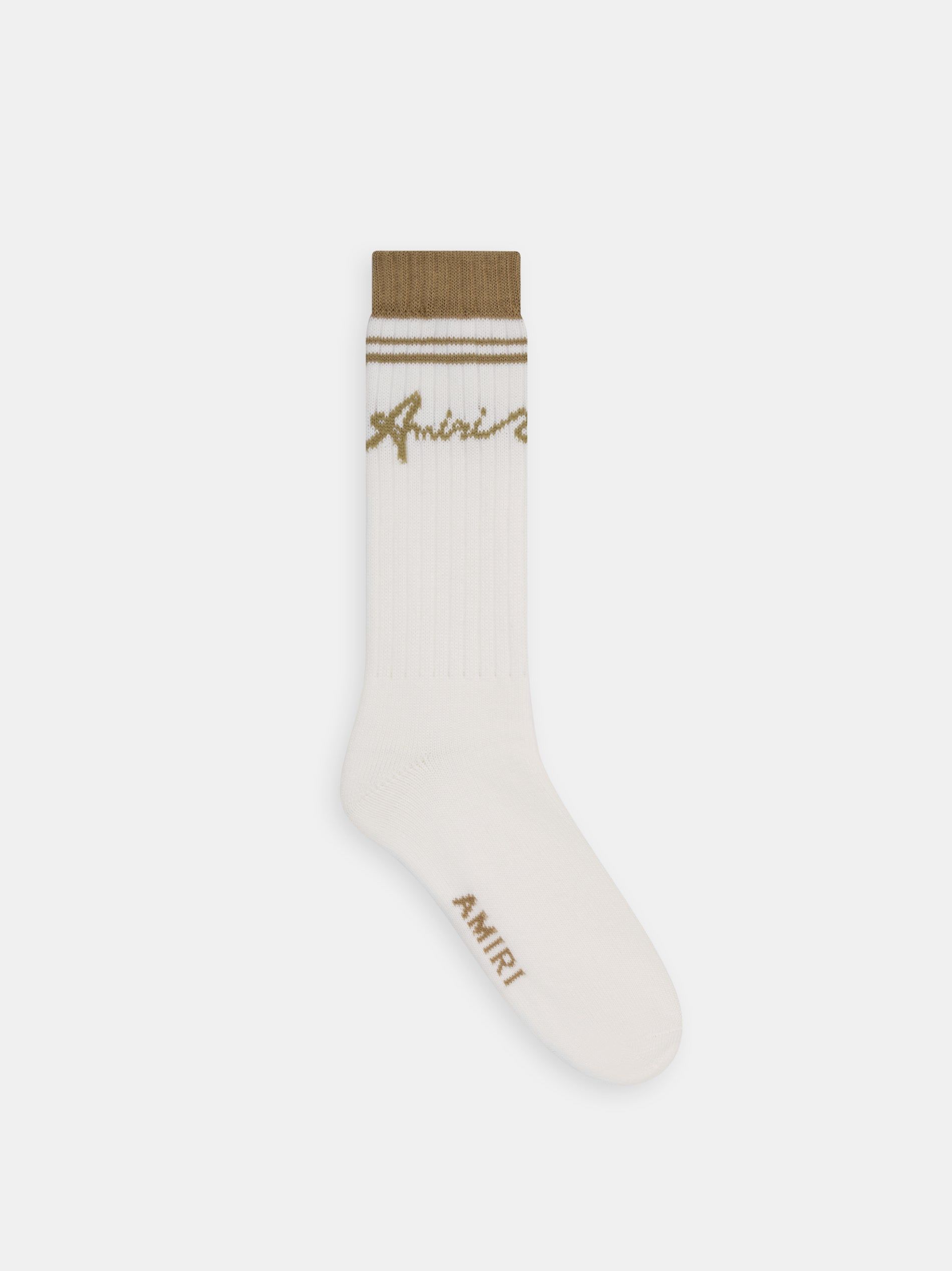 Calcetines Amiri Wave Socks Hombre Toasted Coconut | CQIVSZ-907