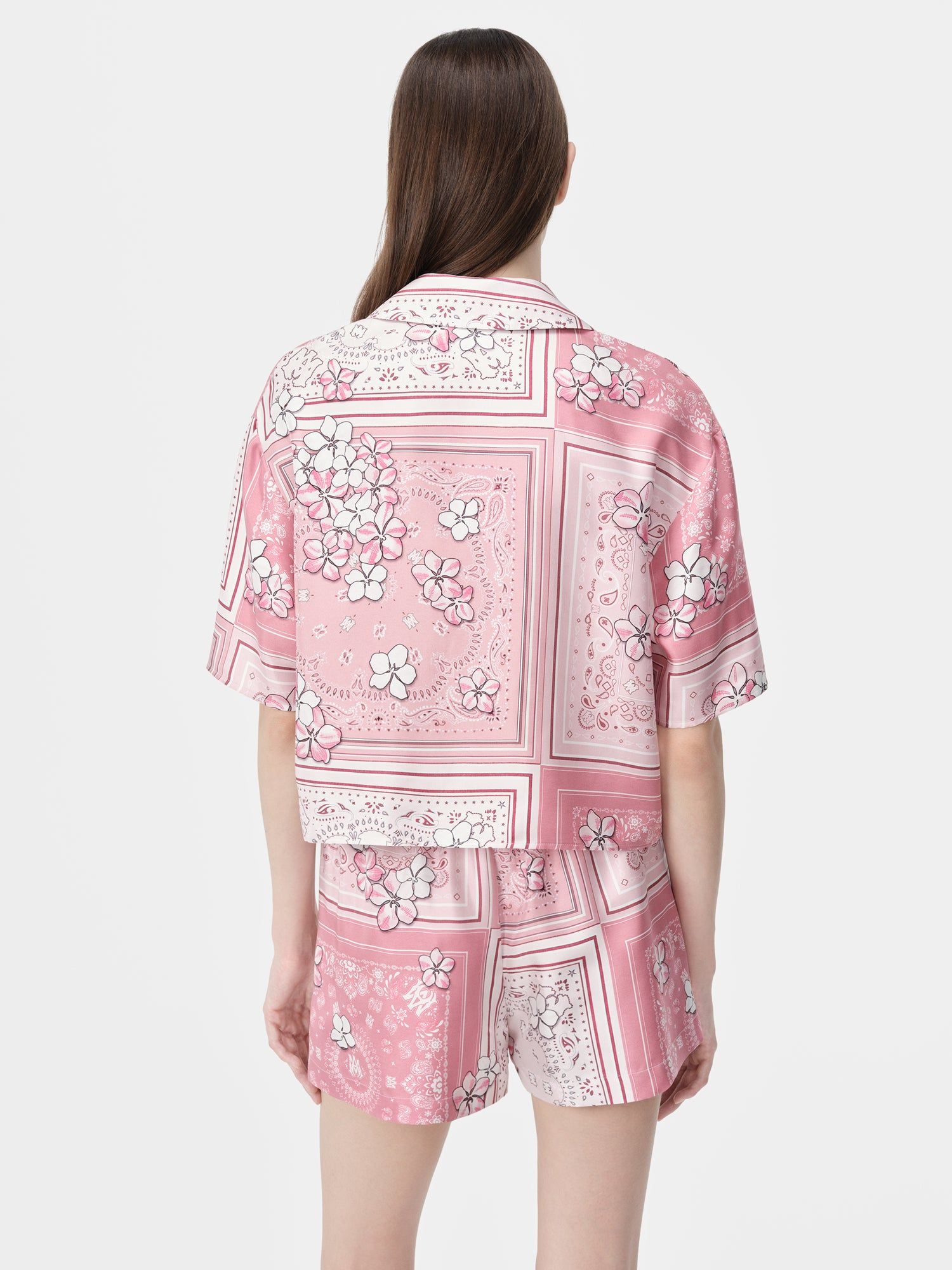 Camisas Amiri Bandana Floral Shirt Mujer Rosas | STYLWZ-746
