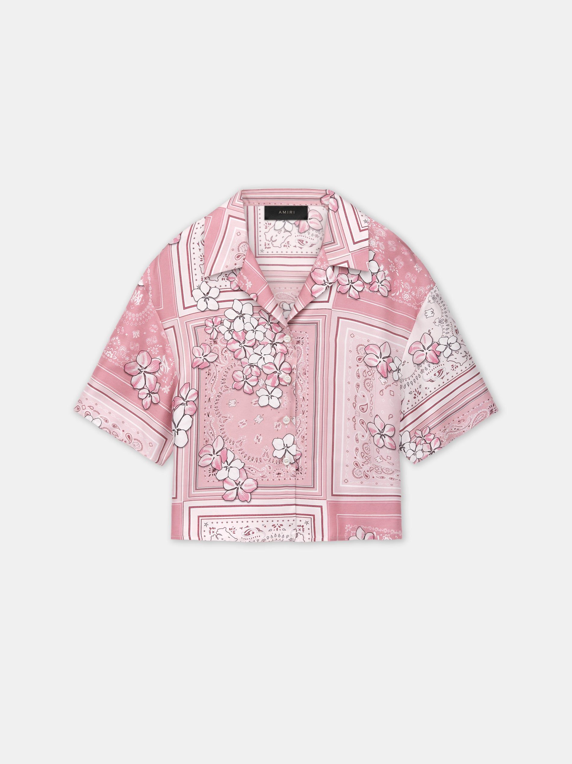 Camisas Amiri Bandana Floral Shirt Mujer Rosas | STYLWZ-746
