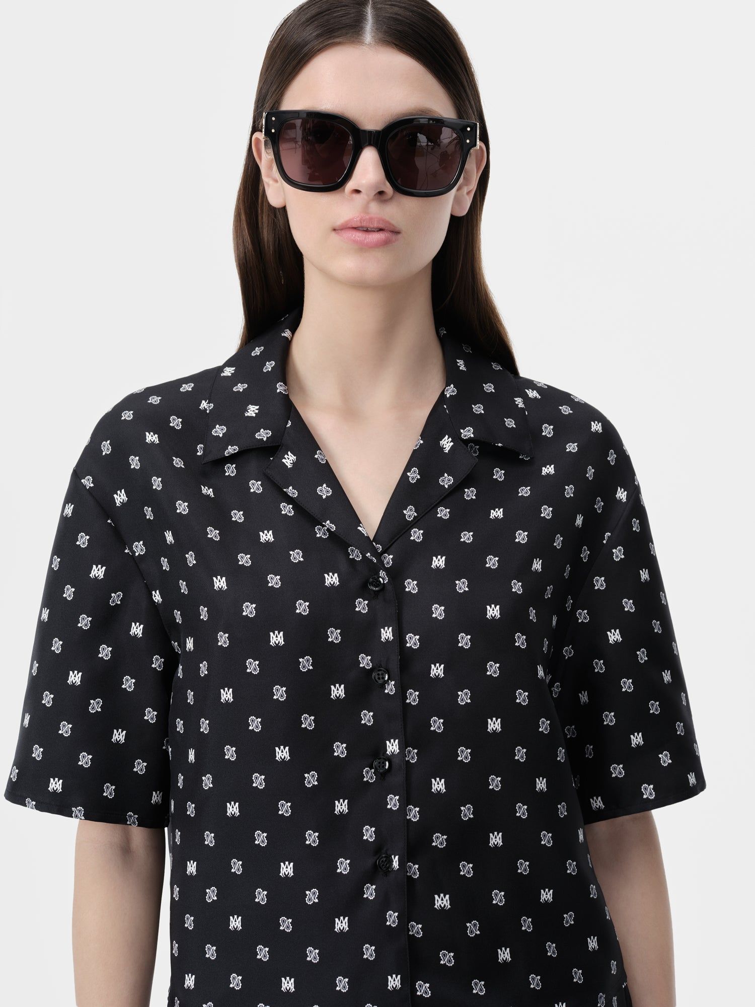 Camisas Amiri Ma Paisley Shirt Mujer Negros | KYJPOG-239