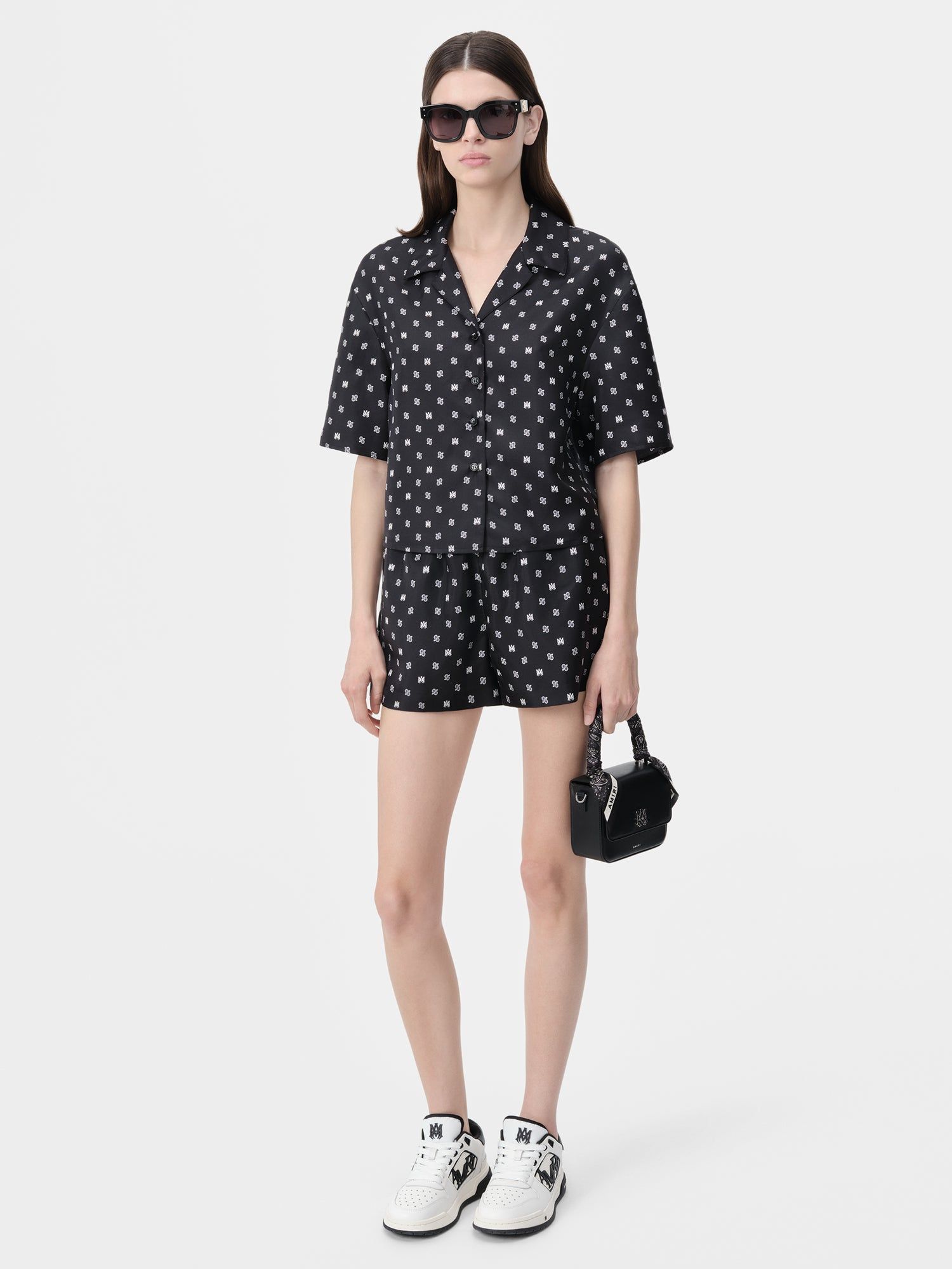 Camisas Amiri Ma Paisley Shirt Mujer Negros | KYJPOG-239