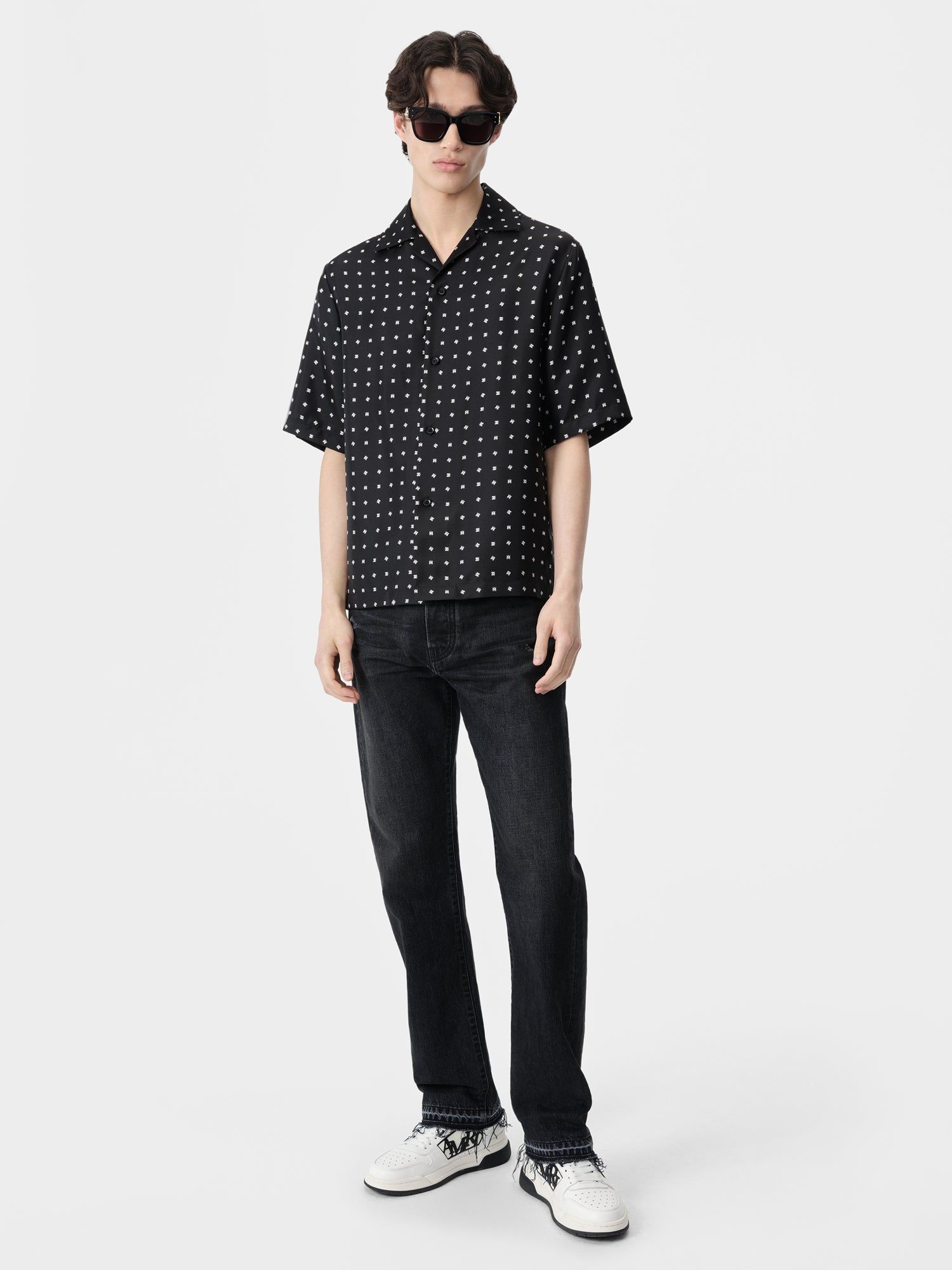 Camisas Amiri Mix And Match Ma Shirt Hombre Negros | CAJRMF-561