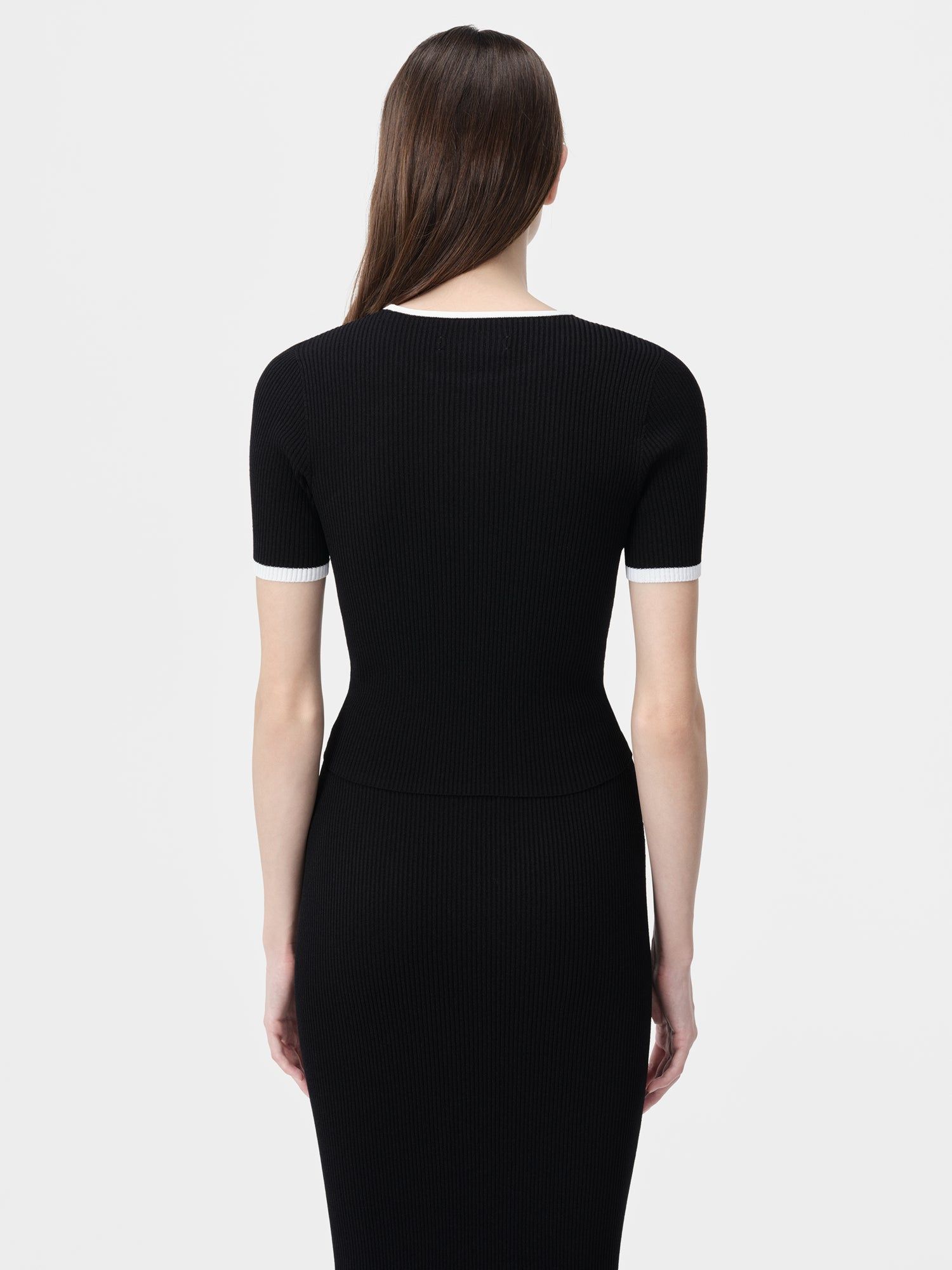 Camiseta Amiri Ma Baby Tee Mujer Negros | YLCEFG-921