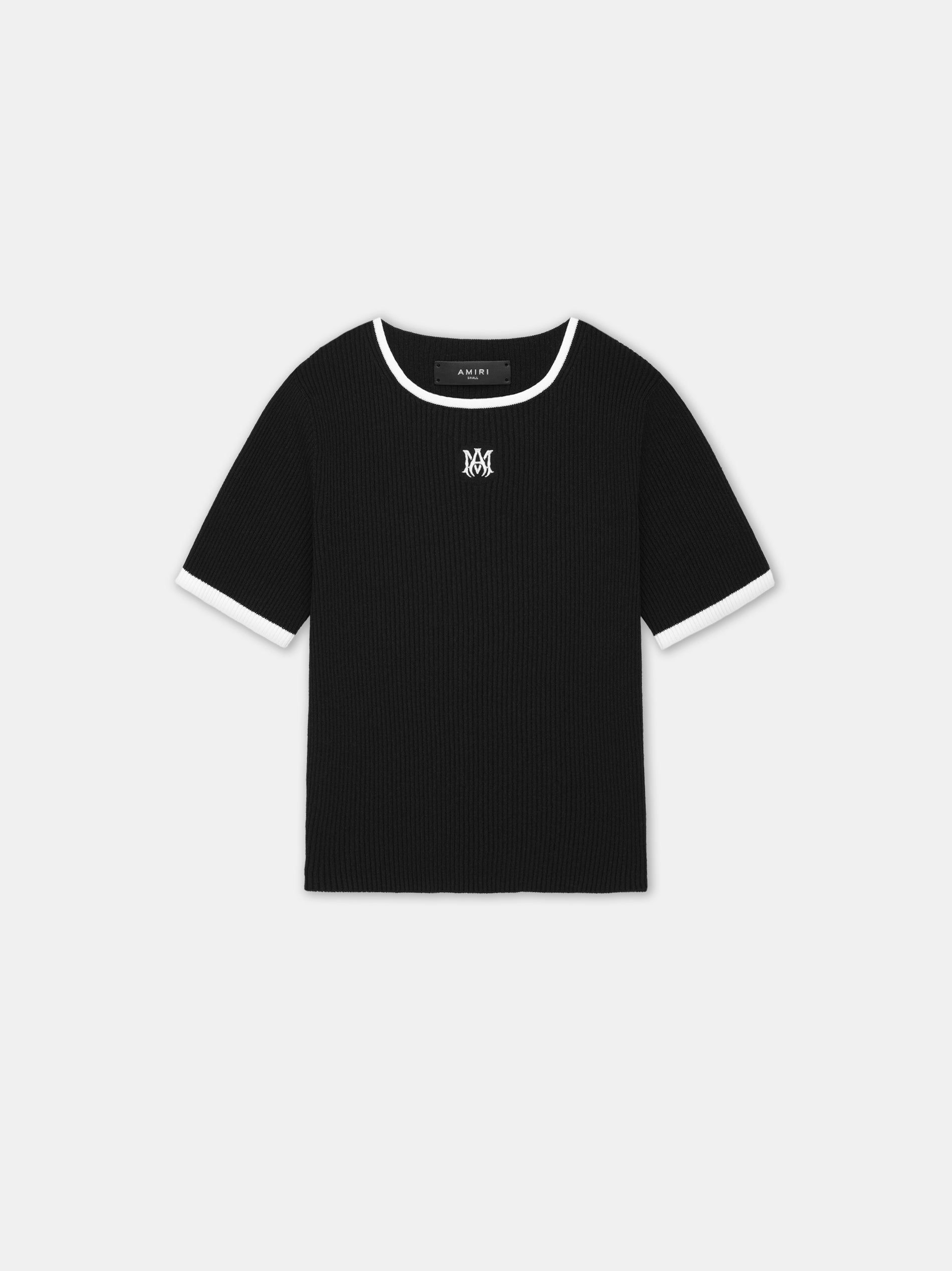 Camiseta Amiri Ma Baby Tee Mujer Negros | YLCEFG-921