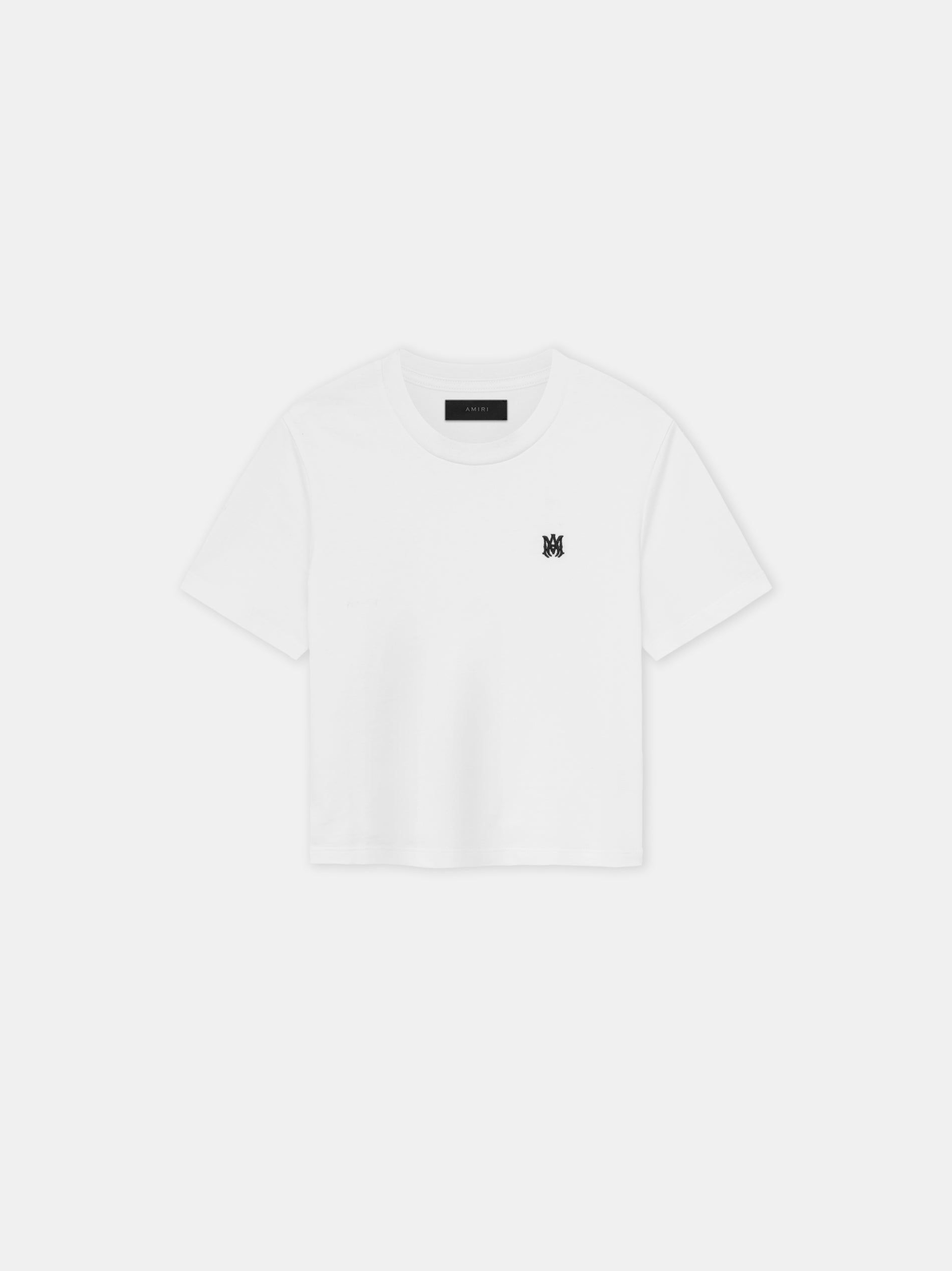 Camiseta Amiri Ma Embroidered Baby Tee Mujer Blancos | MXEBZN-046