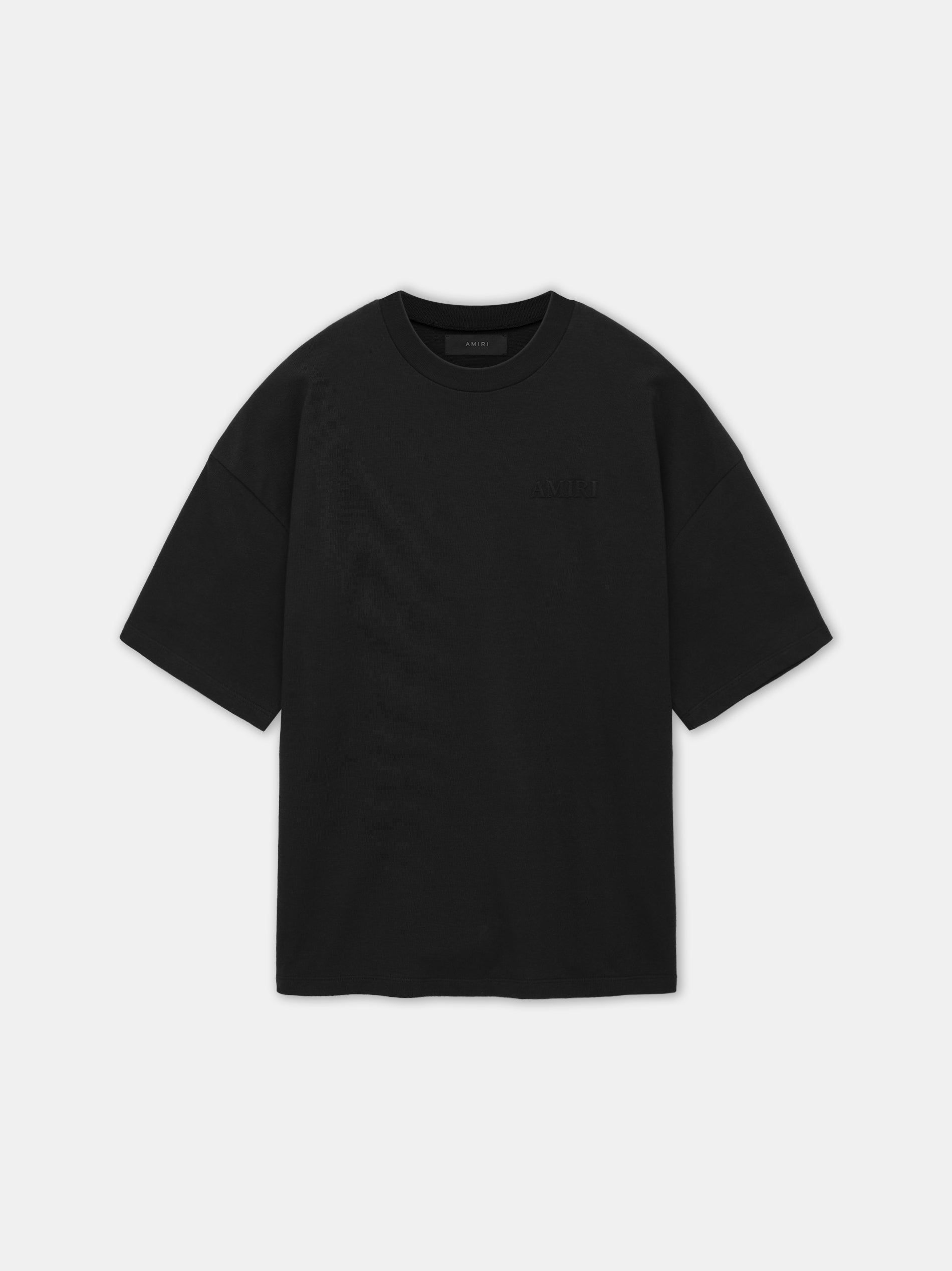Camiseta Amiri Oversized Tee Hombre Negros | MTYGPD-354