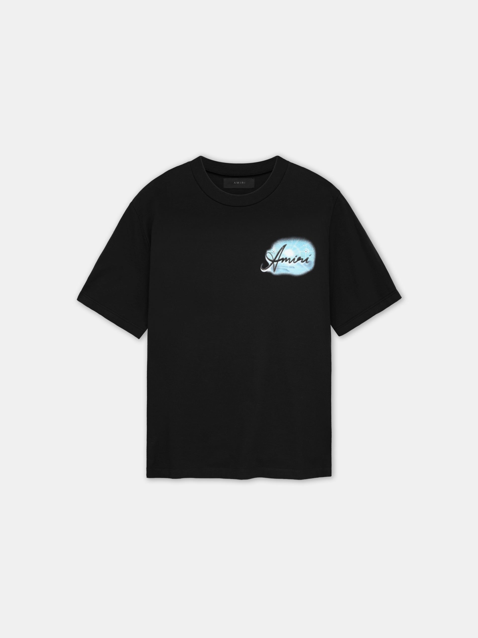 Camiseta Amiri Paradise Airbrush Tee Hombre Negros | ESTUQZ-819