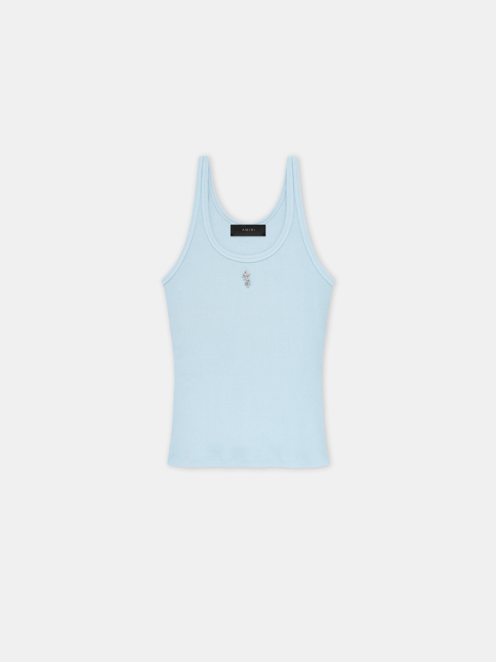 Camiseta Amiri Stacked Ribbed Tank Mujer Cerulean | LYJOUK-594