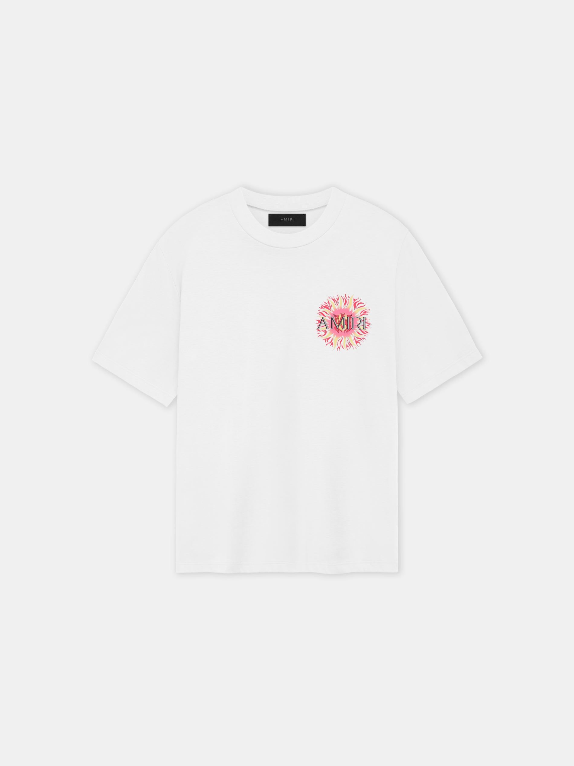 Camiseta Amiri Sun Tee Hombre Blancos | HZBPGW-981