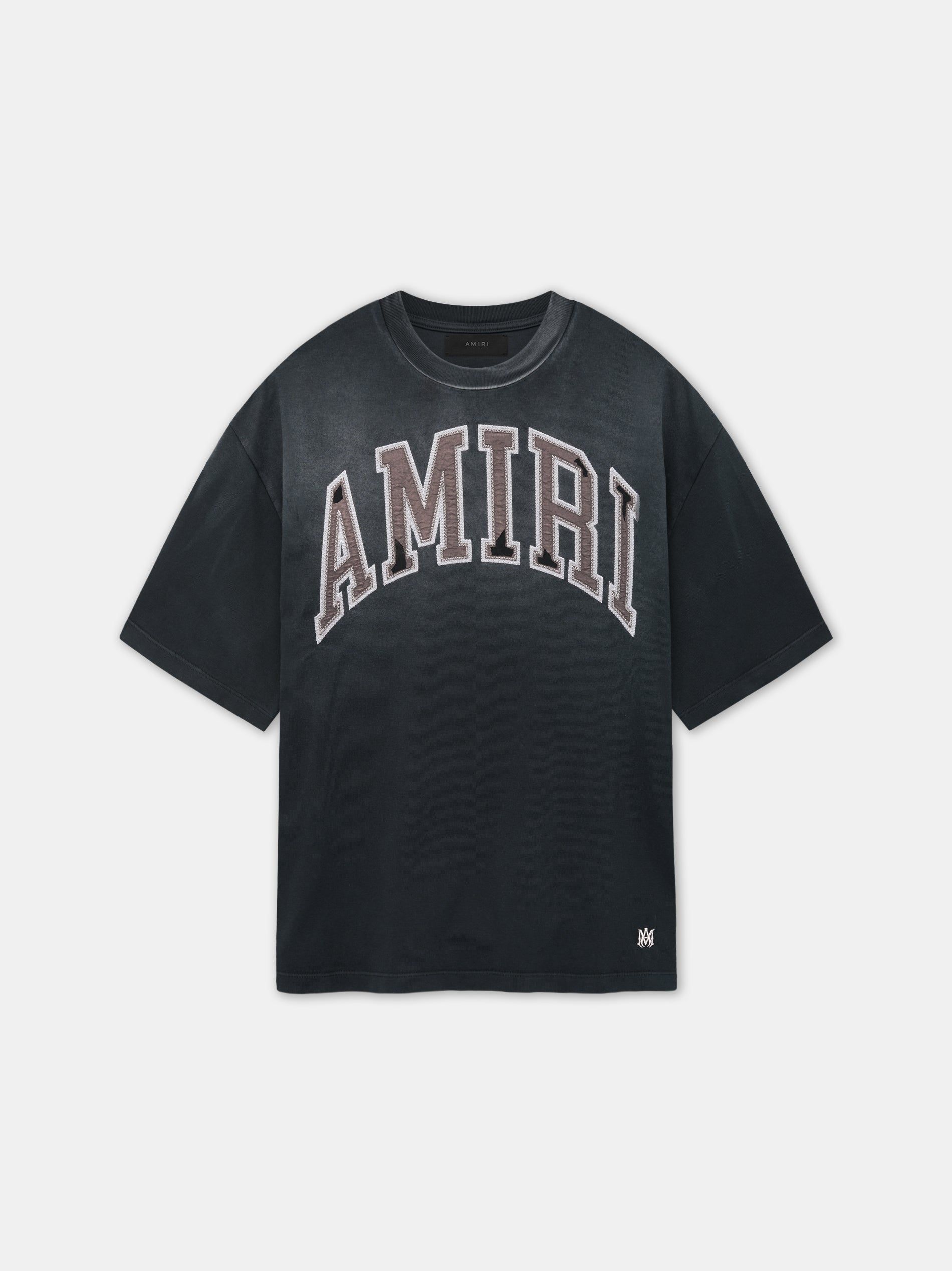 Camiseta Amiri Vintage Oversized Tee Hombre Negros | JZHQST-235