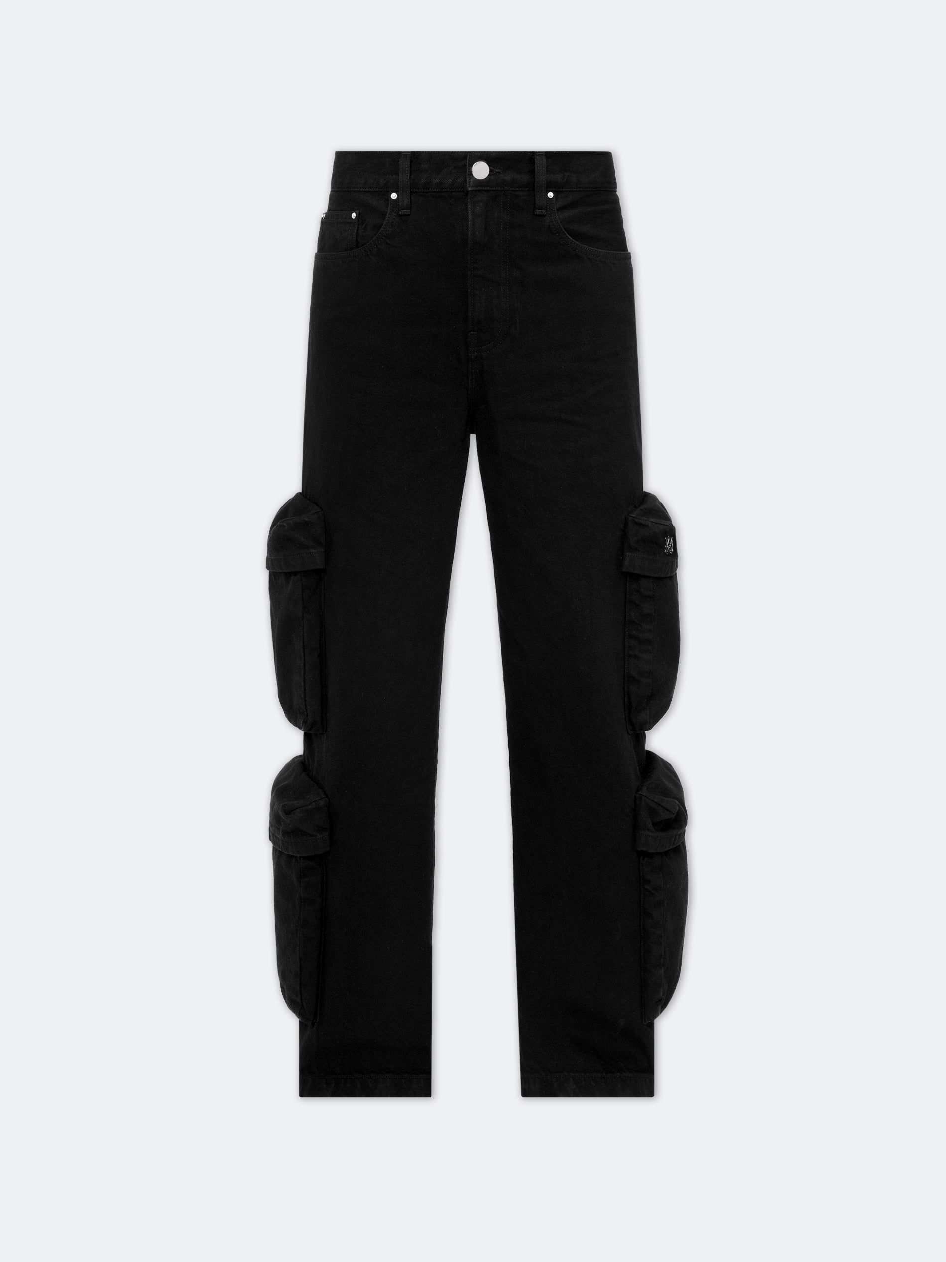 Denim Amiri Baggy Cargo Jean Mujer Negros | KQJXLM-795