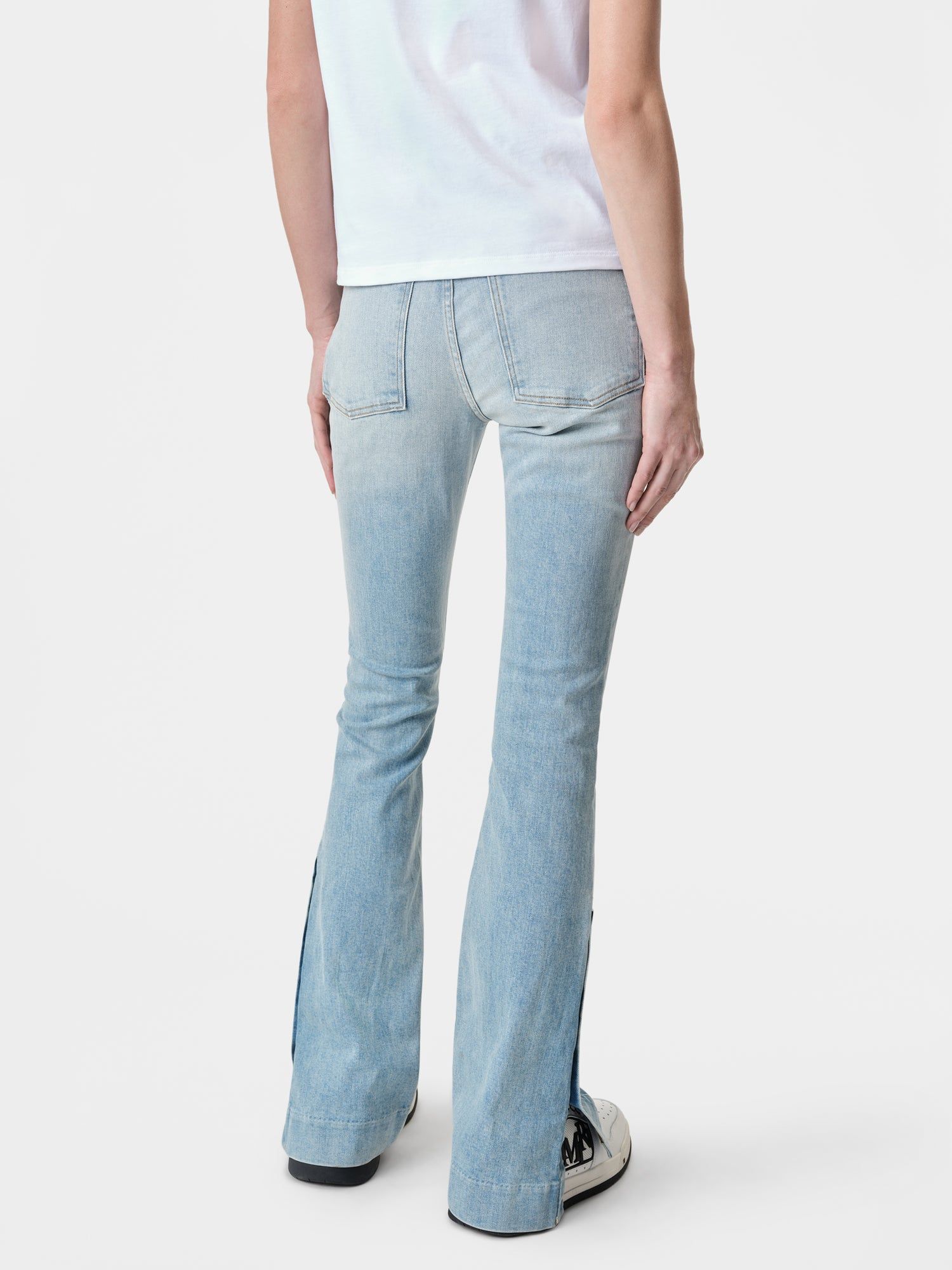 Denim Amiri Kick Flare Mujer Azules Claro | LGKCJT-076