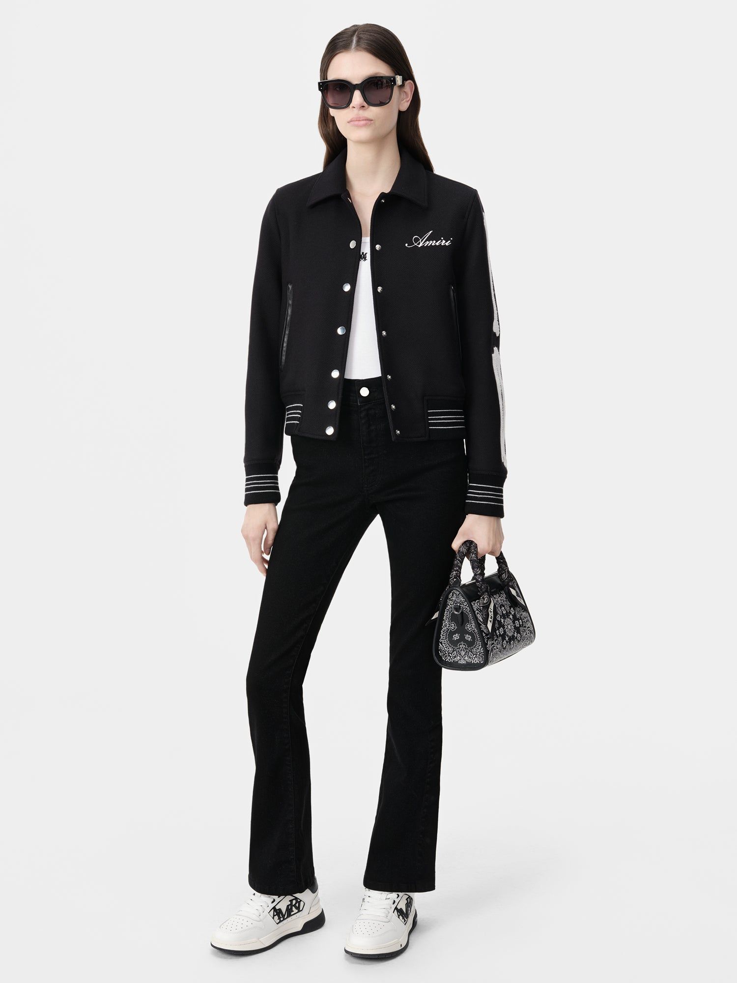 Denim Amiri Kick Flare Mujer Negros | ZLQCNO-013