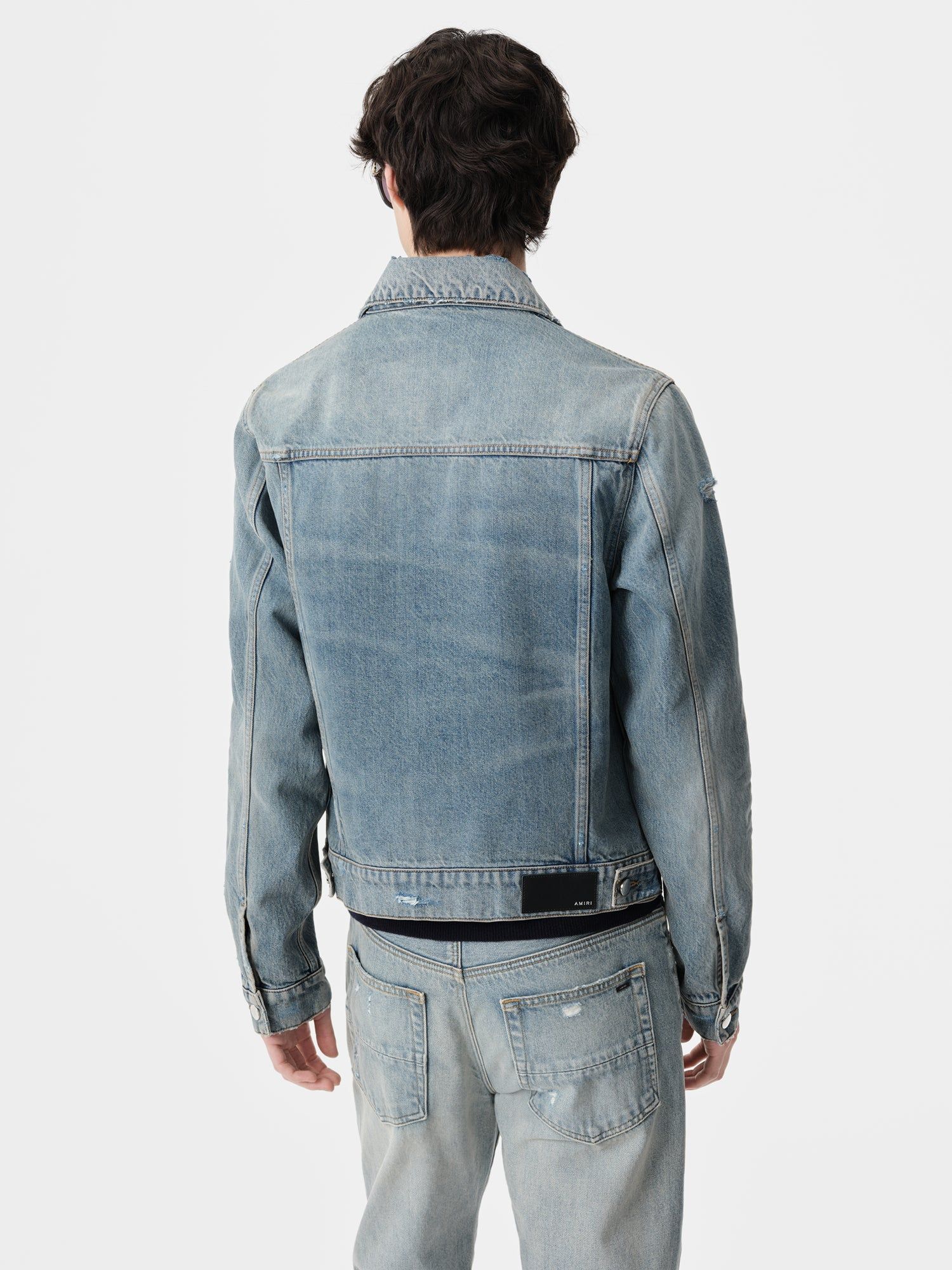 Denim Amiri Ma Trucker Jacket Hombre Azules | DIOQUL-057