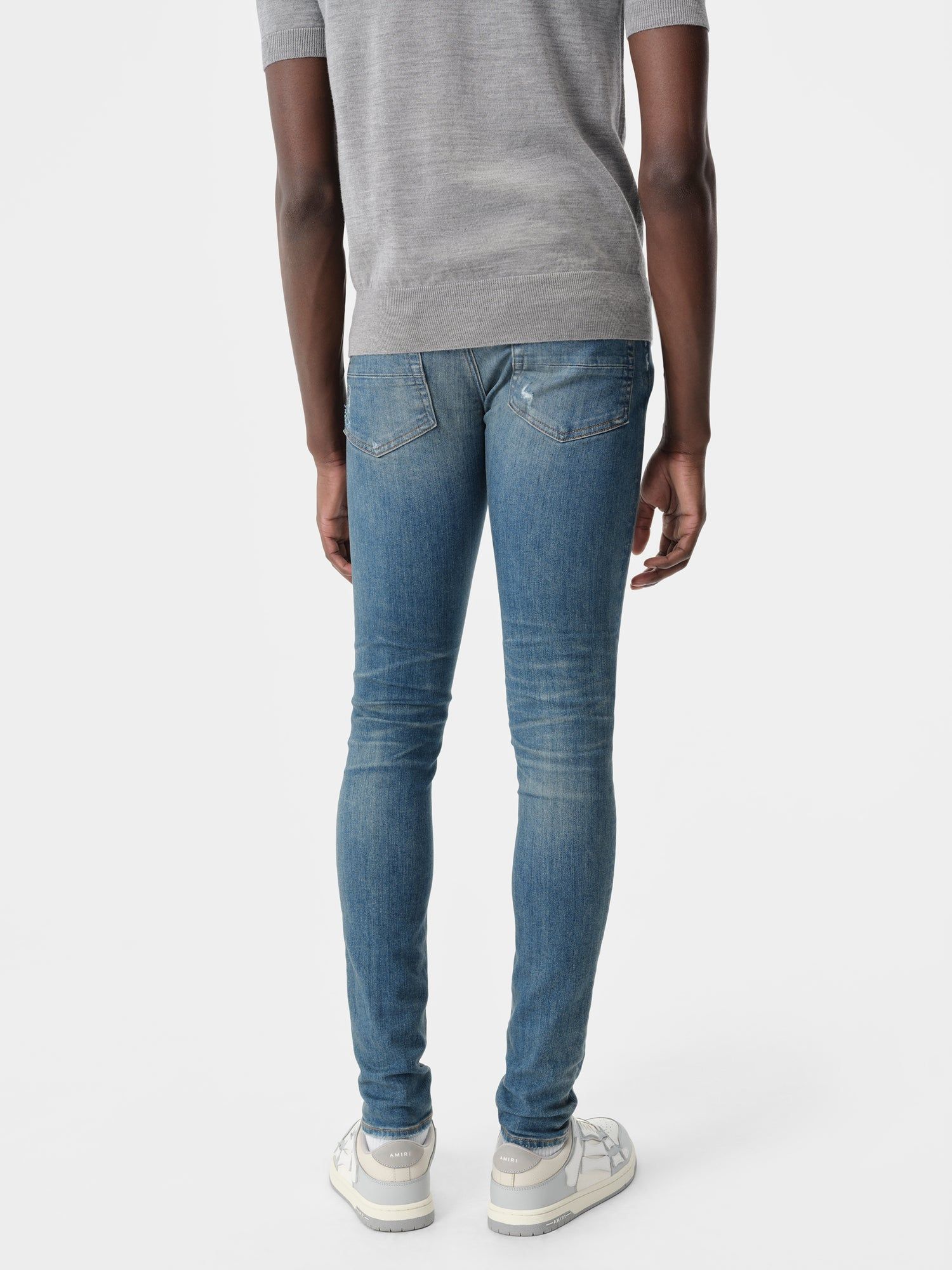 Denim Amiri Stack Jean Hombre Azules Oscuro | GJQVFK-546