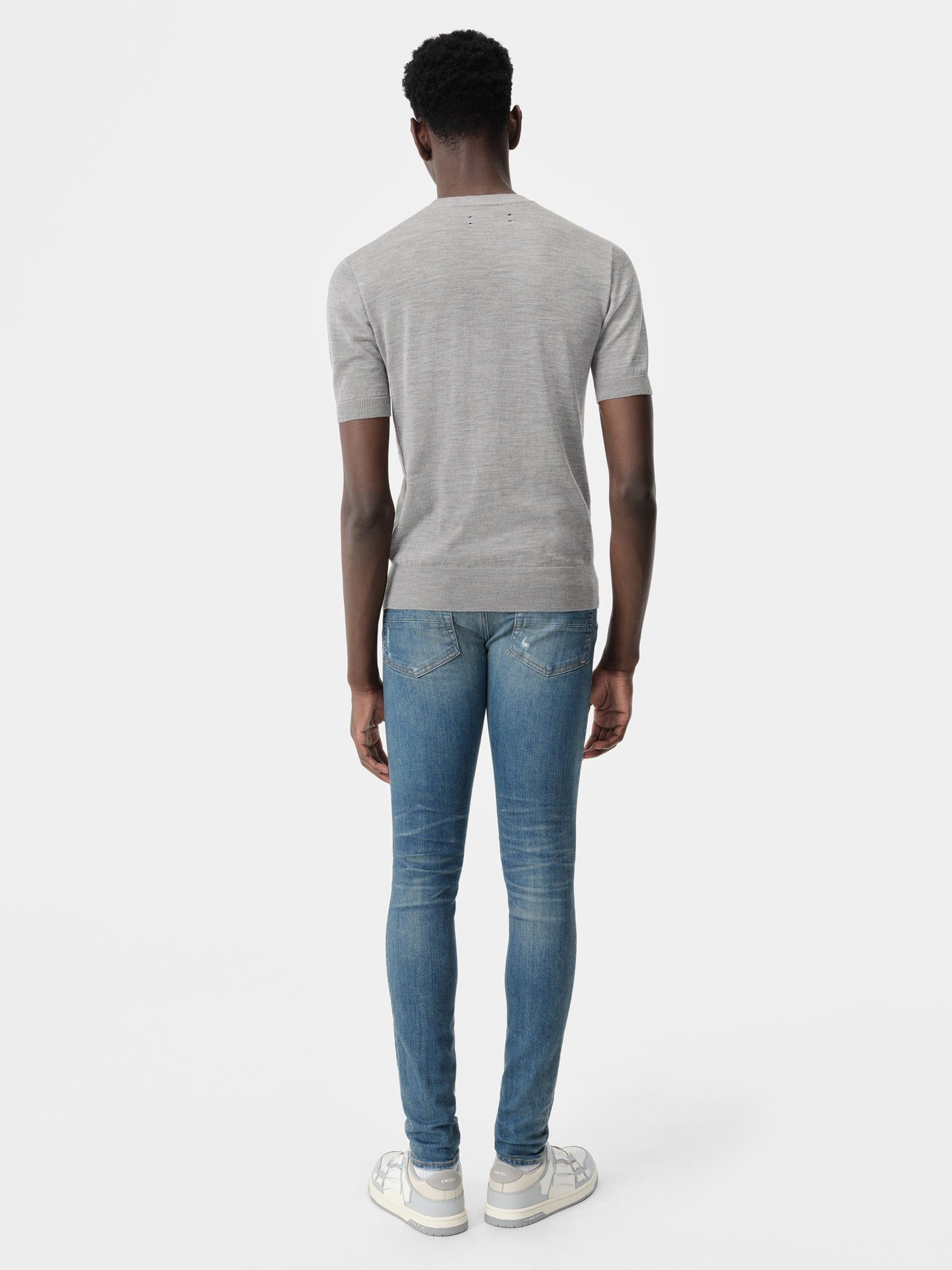 Denim Amiri Stack Jean Hombre Azules Oscuro | GJQVFK-546
