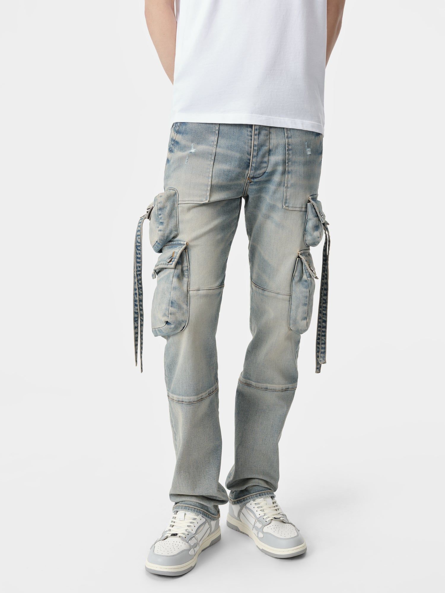 Denim Amiri Tactical Cargo Hombre Azules | NERPDK-495